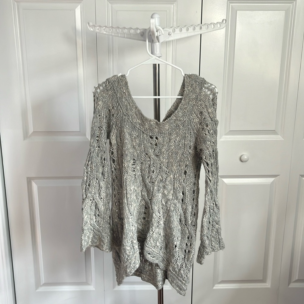 Free People size medium grey sweater